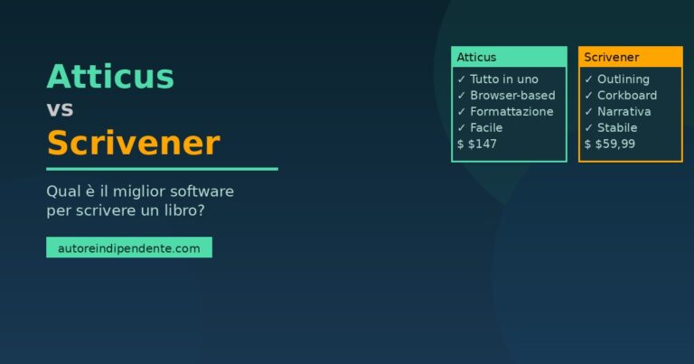 Atticus vs Scrivener: Qual è il Miglior Software per Scrivere un Libro? [2026]